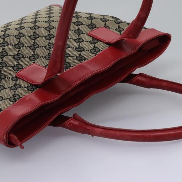 GUCCI GG Supreme Tote Bag Beige Red Gold 002 119 - Picture 6 of 16